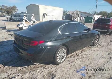 2021 BMW 530I из США, поврежденный, VIN WBA53BH03MCF63030